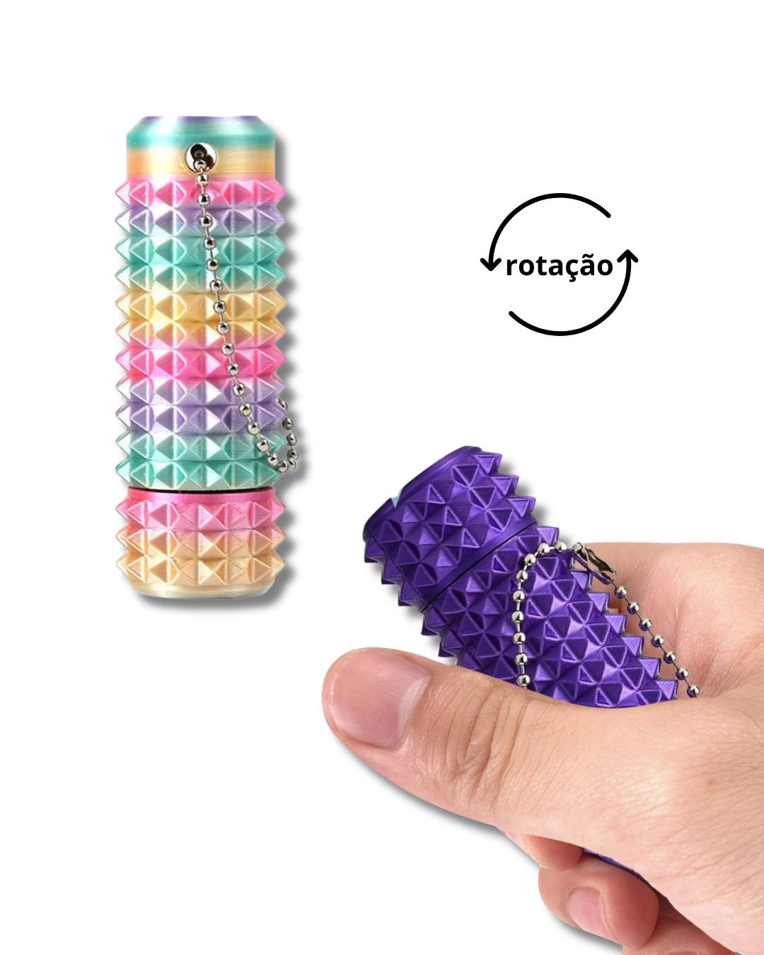 Vertex Roller — Cilindro de Estímulo Tátil 360°