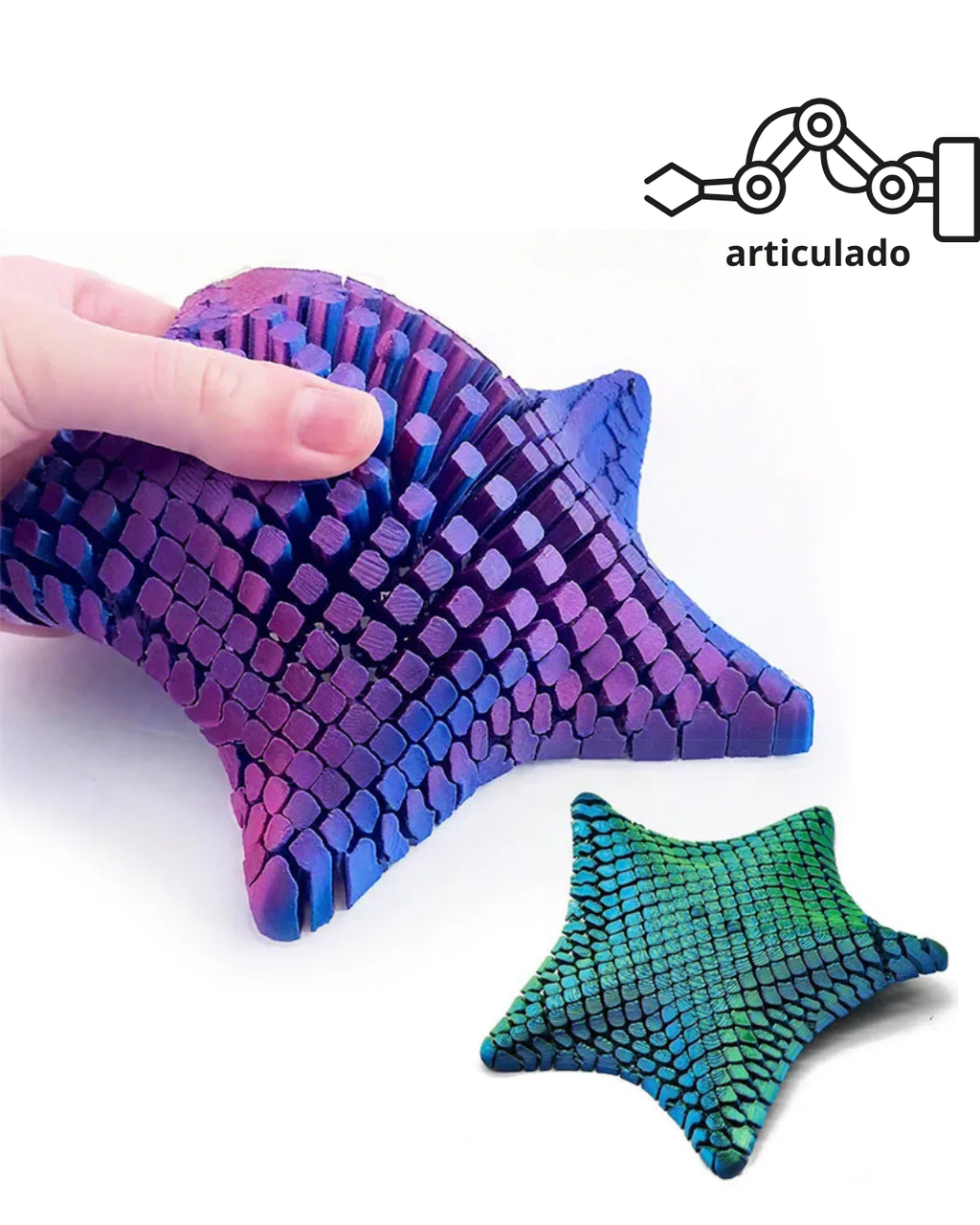 Astra Star — Estrela Articulada Sensorial 3D