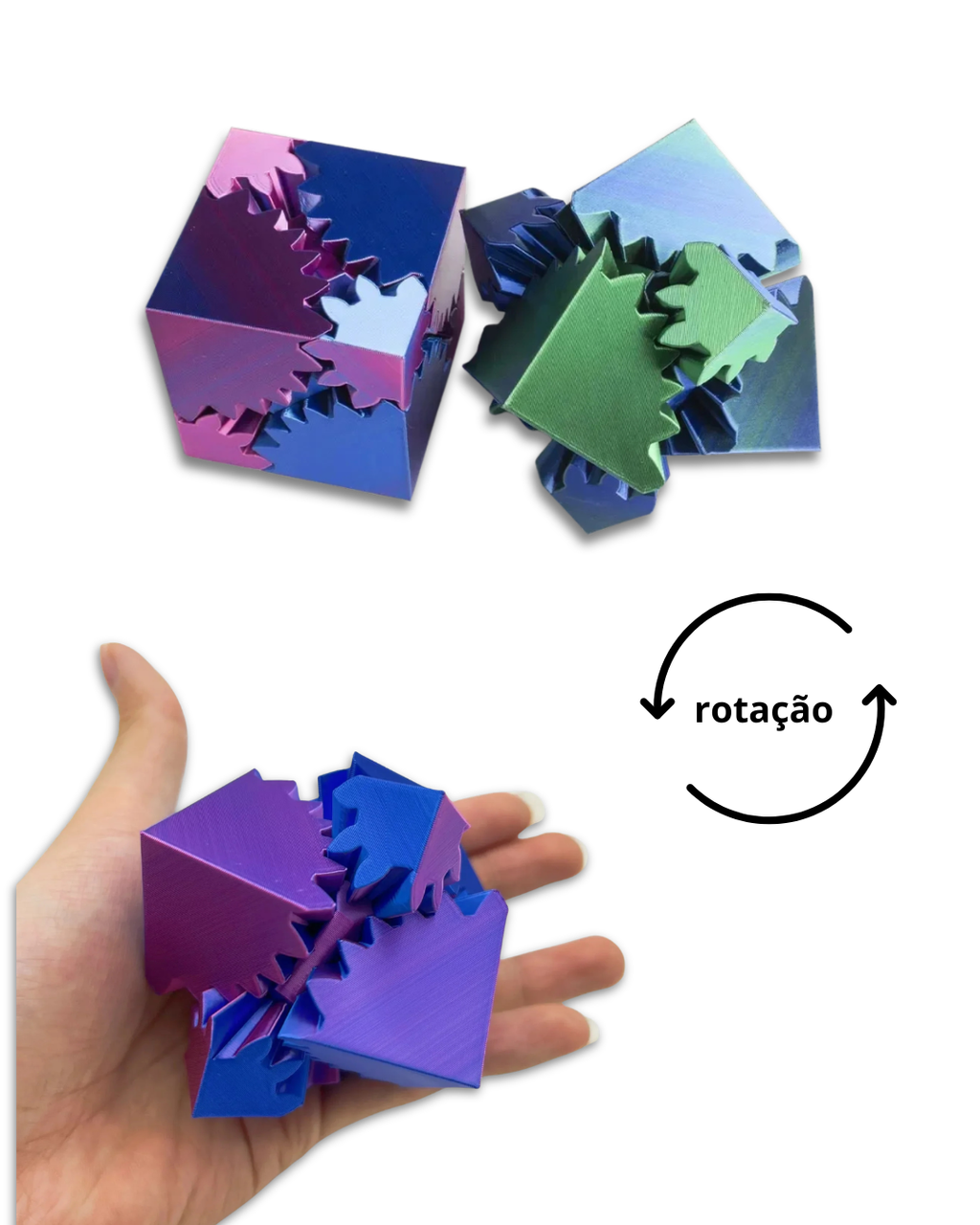 Kore — Cubo Síncronos Sensorial 3D