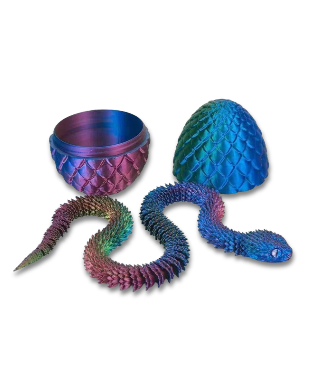 Viperis Genesis — Serpente Articulada 3D com Ovo