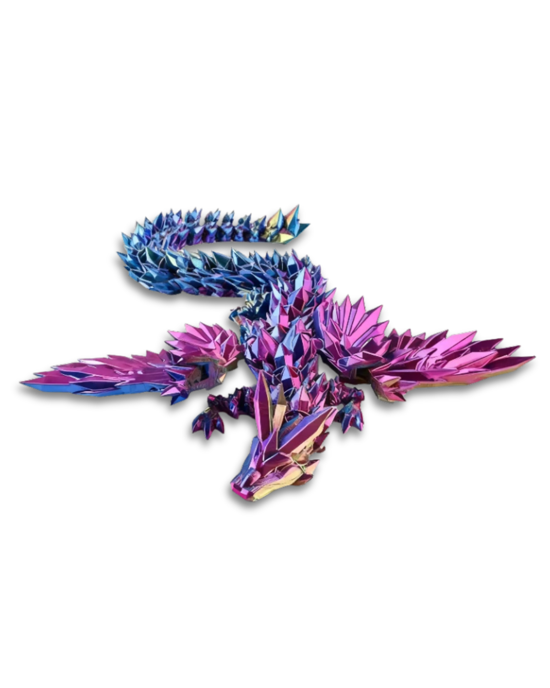 Draco Genesis — Dragão Articulado 3D com Ovo de Cristal