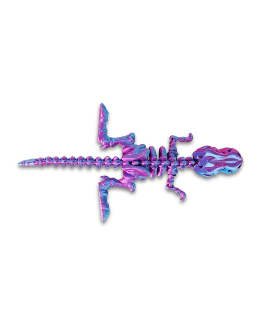 Prime Rex — Esqueleto T-Rex Articulado com Brilho Neon