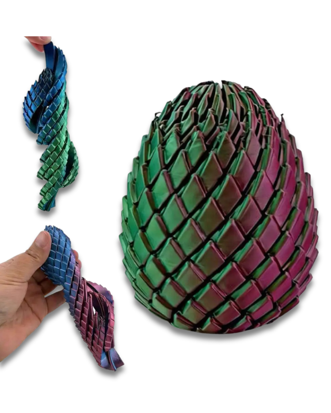 Draco Egg — Artefato Sensorial de Escamas Articuladas