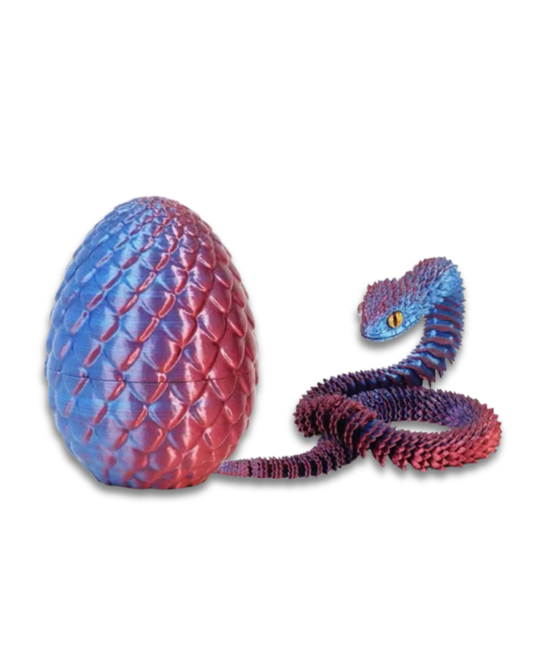 Viperis Genesis — Serpente Articulada 3D com Ovo