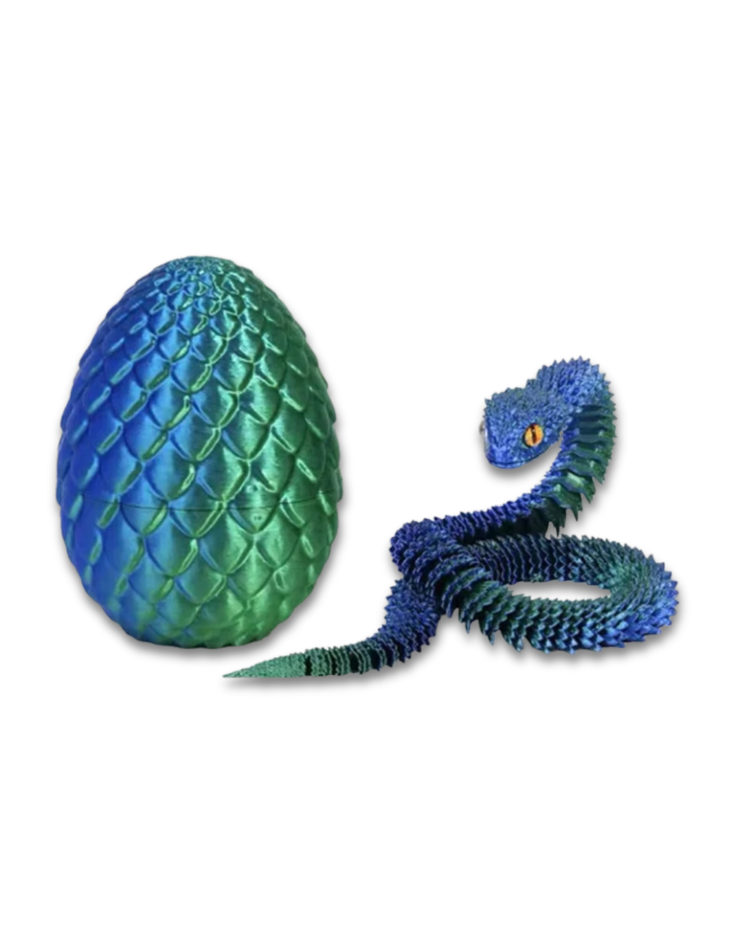 Viperis Genesis — Serpente Articulada 3D com Ovo