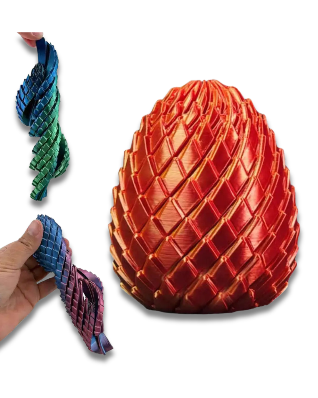 Draco Egg — Artefato Sensorial de Escamas Articuladas